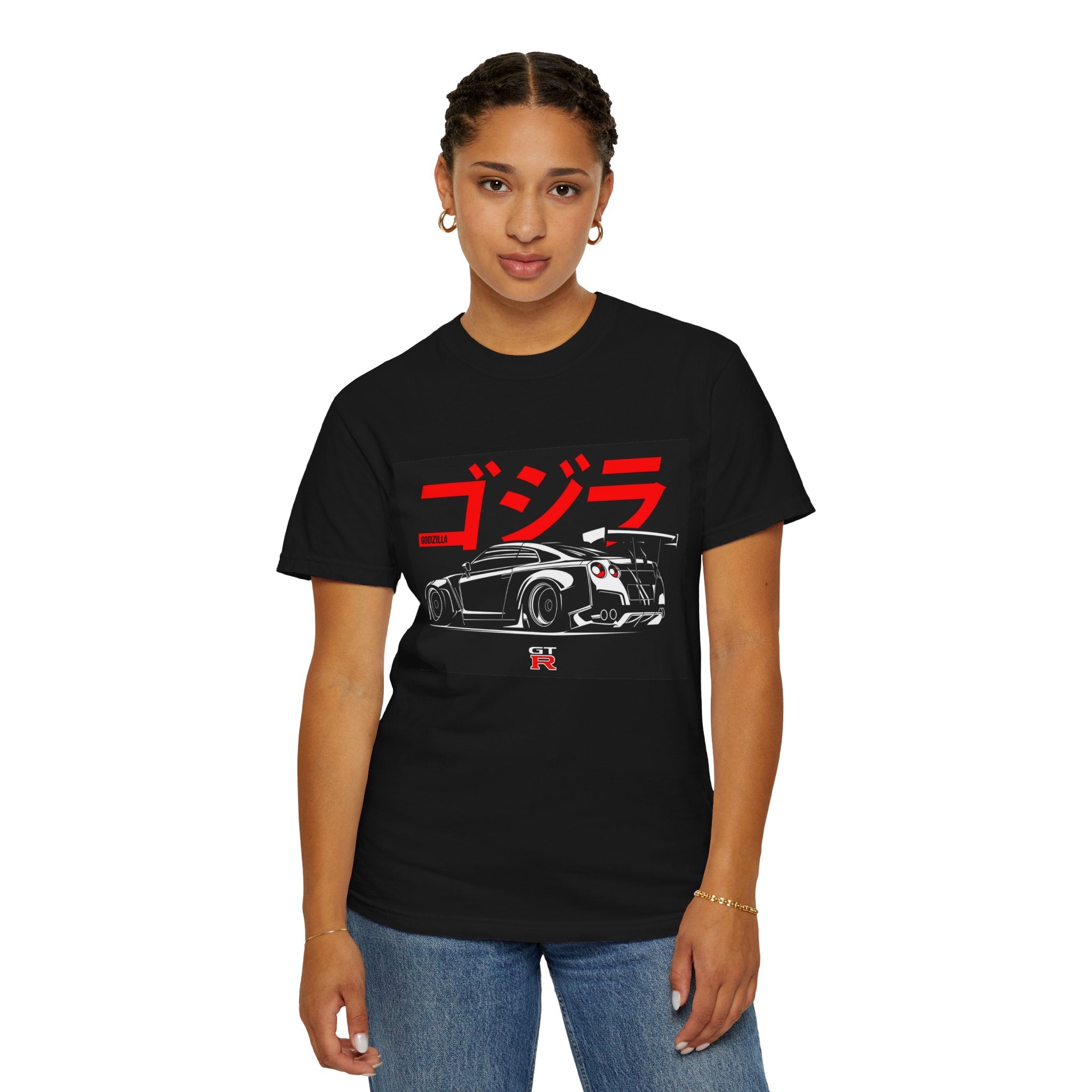 Godzilla GTR Car T-Shirt — Japanese Retro Racing Graphic Tee