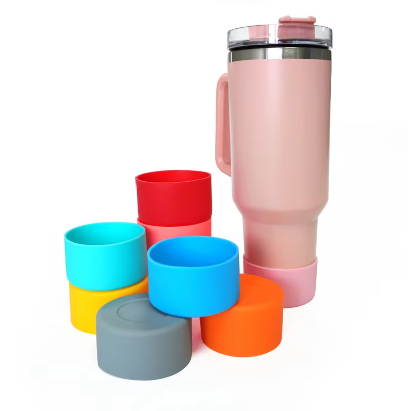 Colorful Silicone Protective Boot for Tumblers – Anti-Slip & Noise-Reducing Sleeve