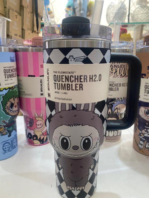 Stanley 40 oz Tumbler with Handle β Labubu Limited Edition | Leak-Resistant, Double-Wall Vacuum Insulated Stainless Steel | Keeps Drinks Hot or Cold for Hours