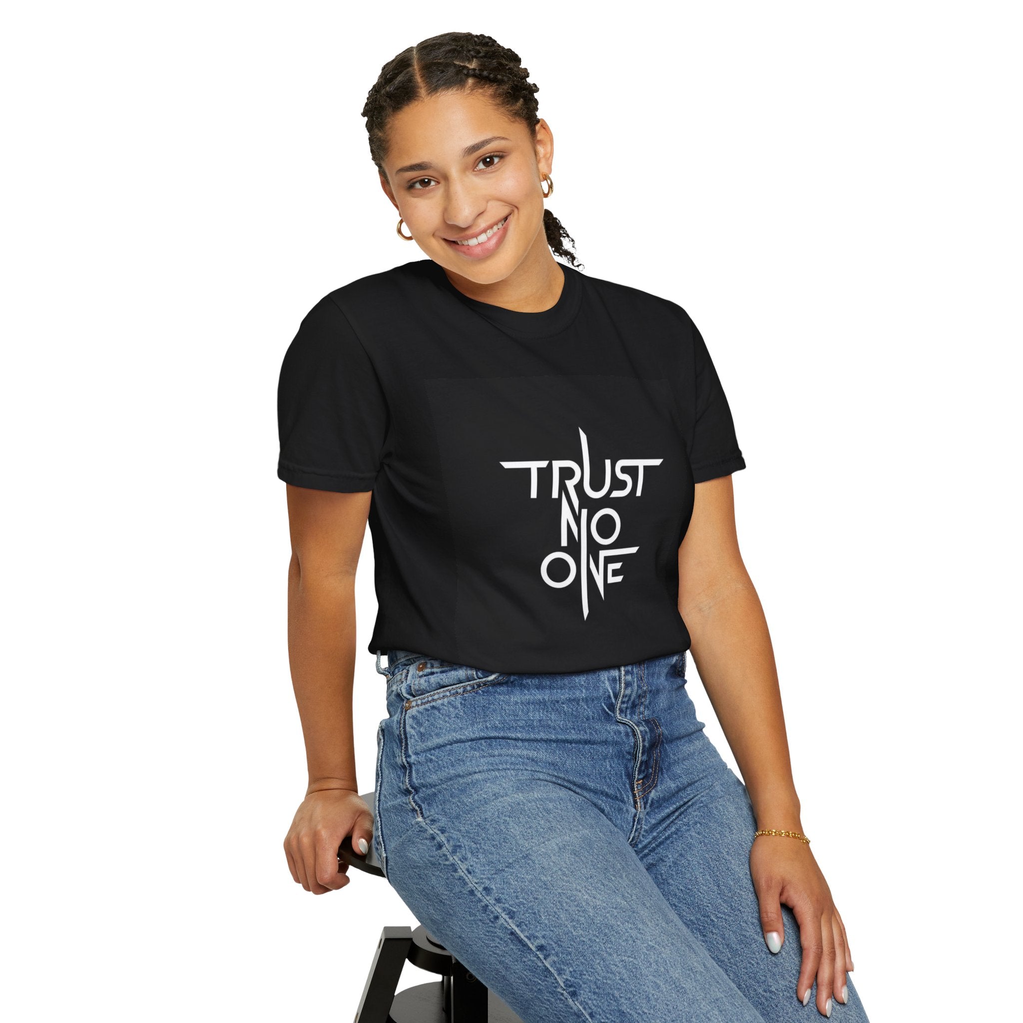 Trust No One / Wholeness Graphic T-Shirt — Bold Minimalist Statement Tee