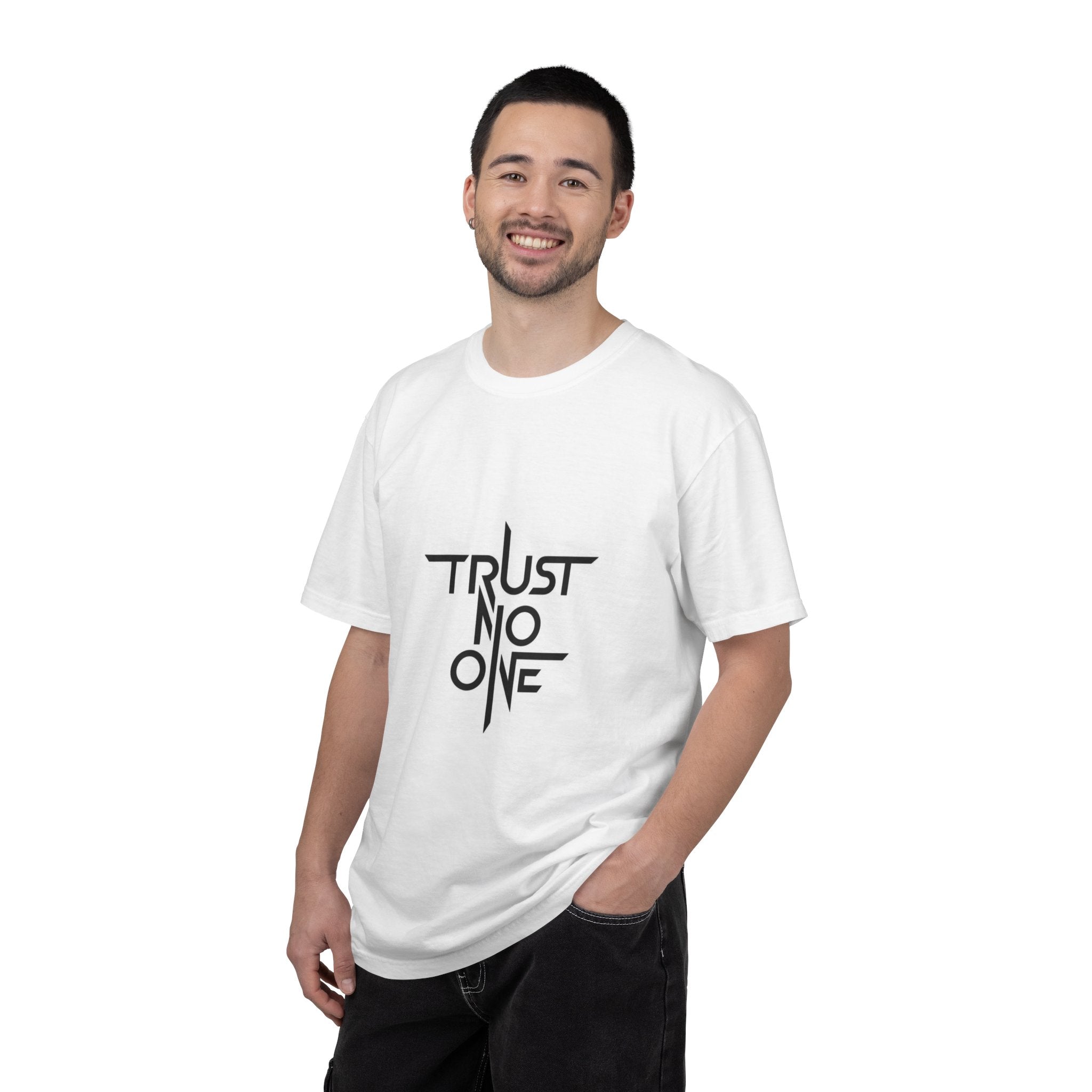 Trust No One / Wholeness Graphic T-Shirt — Bold Minimalist Statement Tee