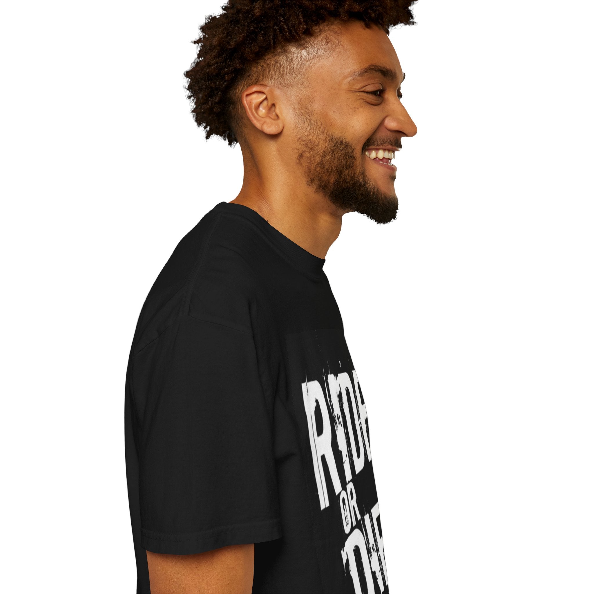 Ride or Die T‑Shirt — Vintage Motorcycle/Biker Tee with ‘Wholeness’ Back Print
