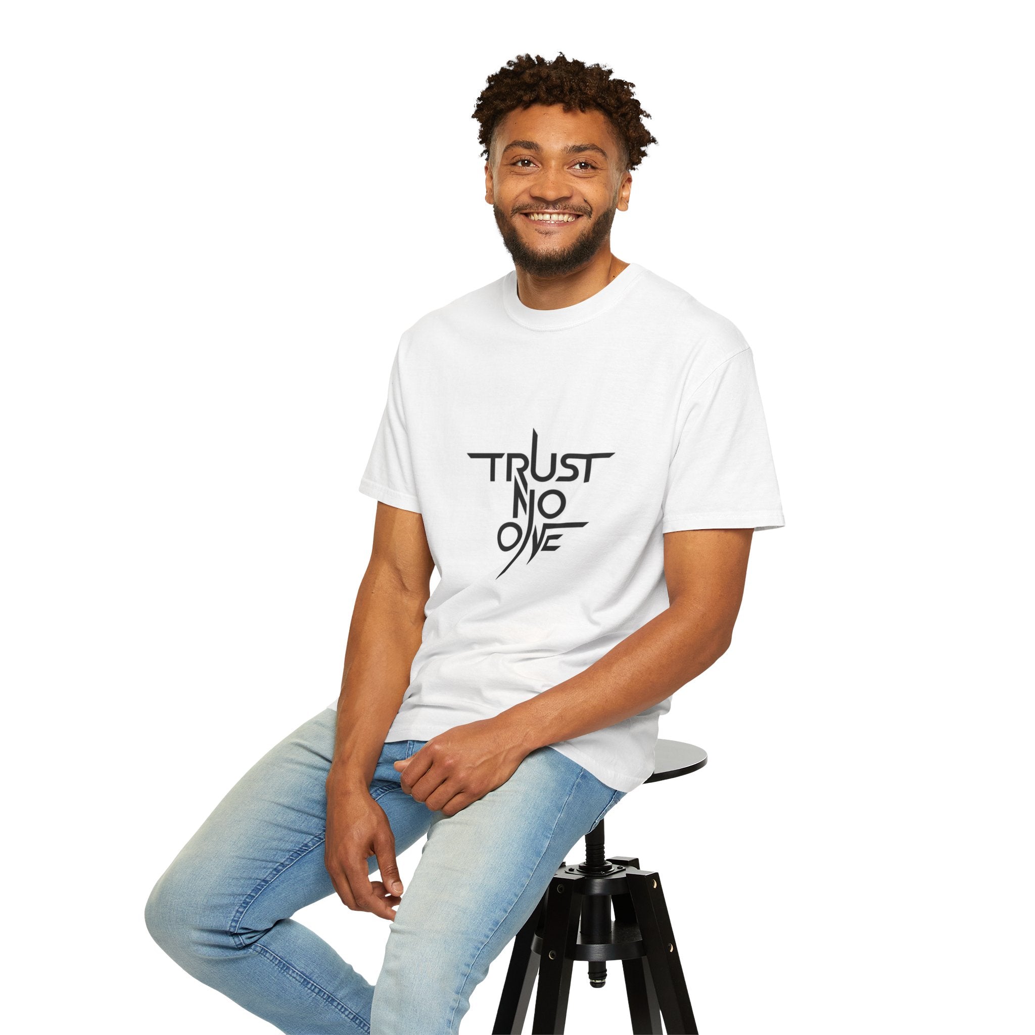Trust No One / Wholeness Graphic T-Shirt — Bold Minimalist Statement Tee