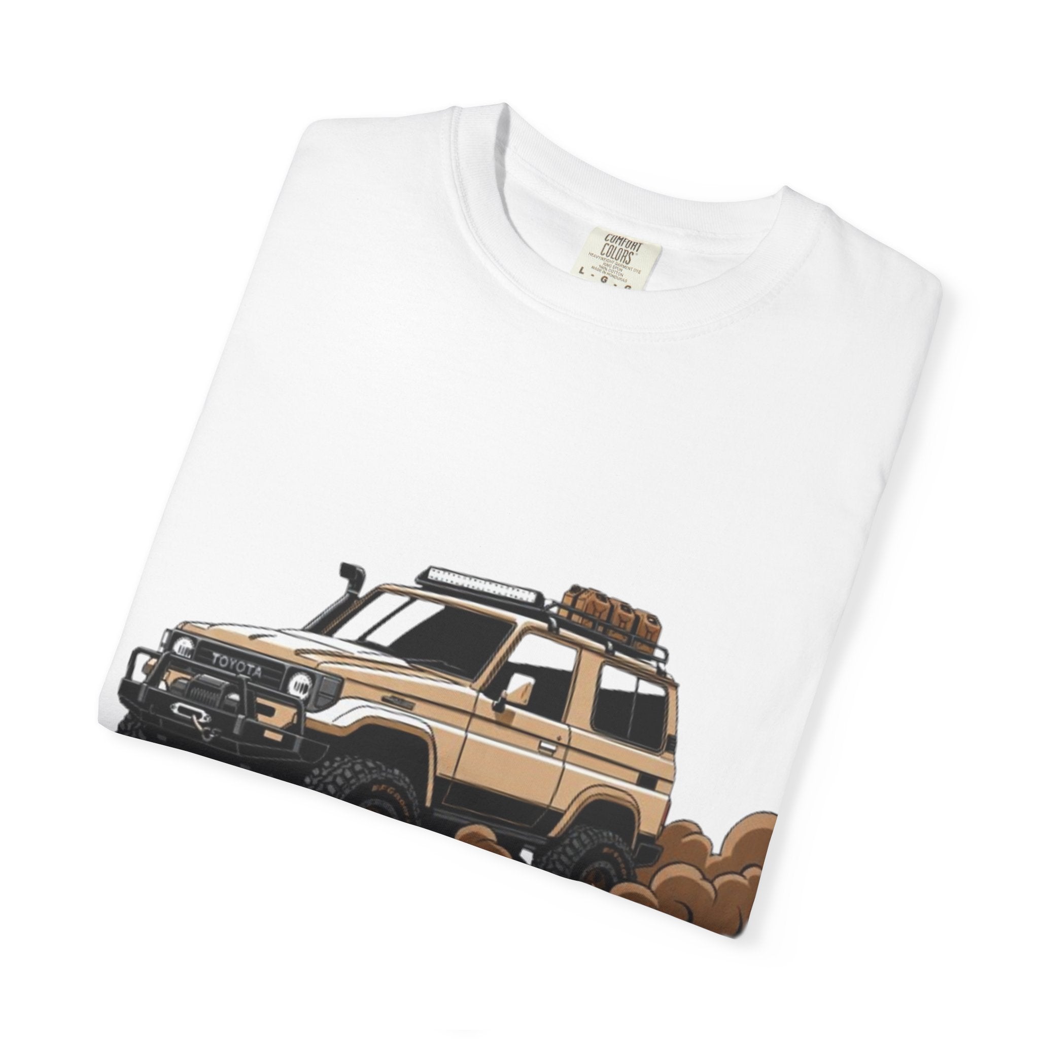 Off-Road Adventure T-Shirt — Desert 4x4 Truck Graphic, “WHOLENESS” Back Print