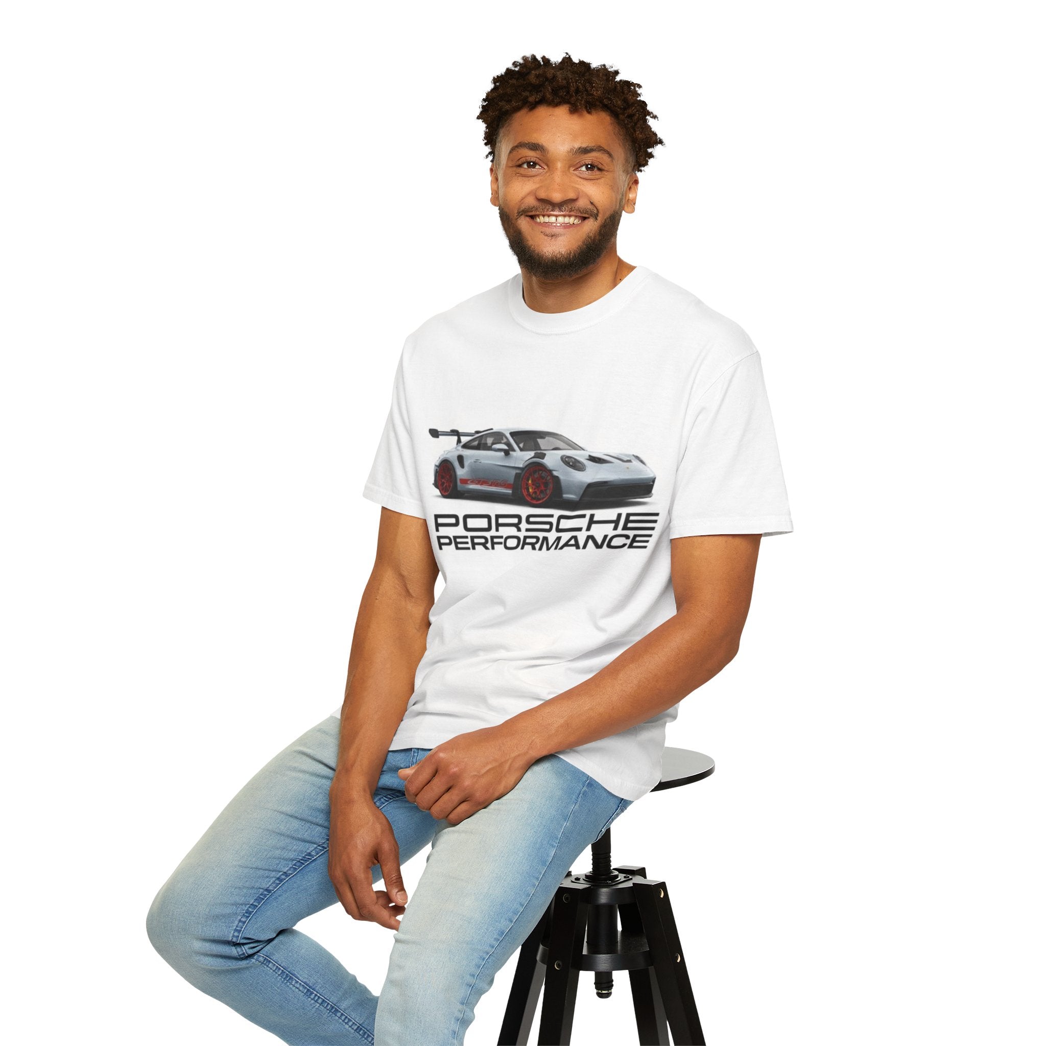 Porsche Performance Tee — Sports Car Graphic T-Shirt (Wholeness Backprint)