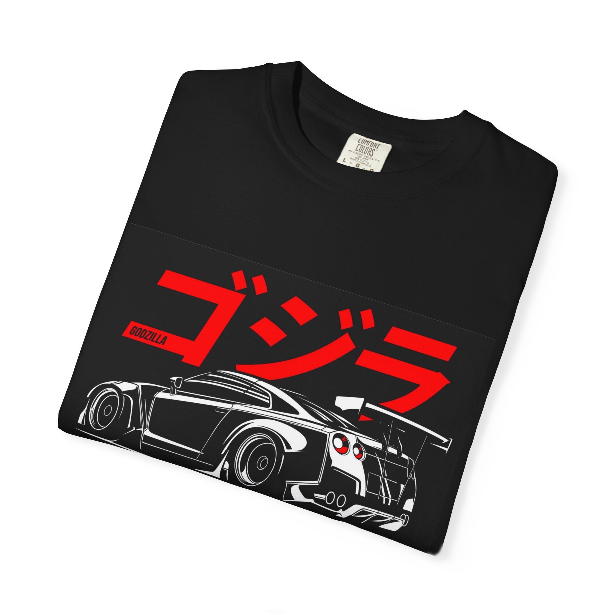 Godzilla GTR Car T-Shirt — Japanese Retro Racing Graphic Tee