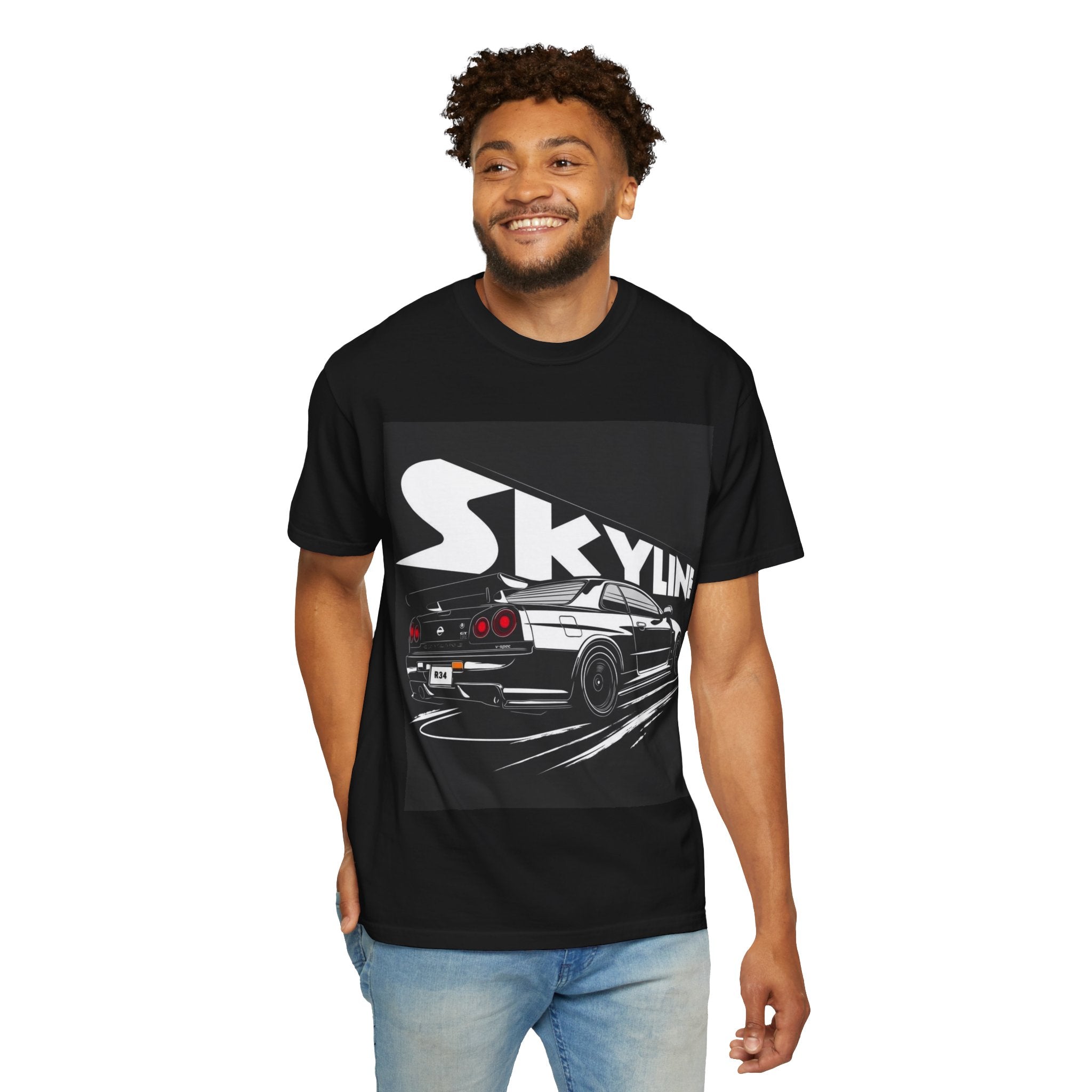 Skyline Racer T-Shirt — Vintage Sports Car Graphic Tee