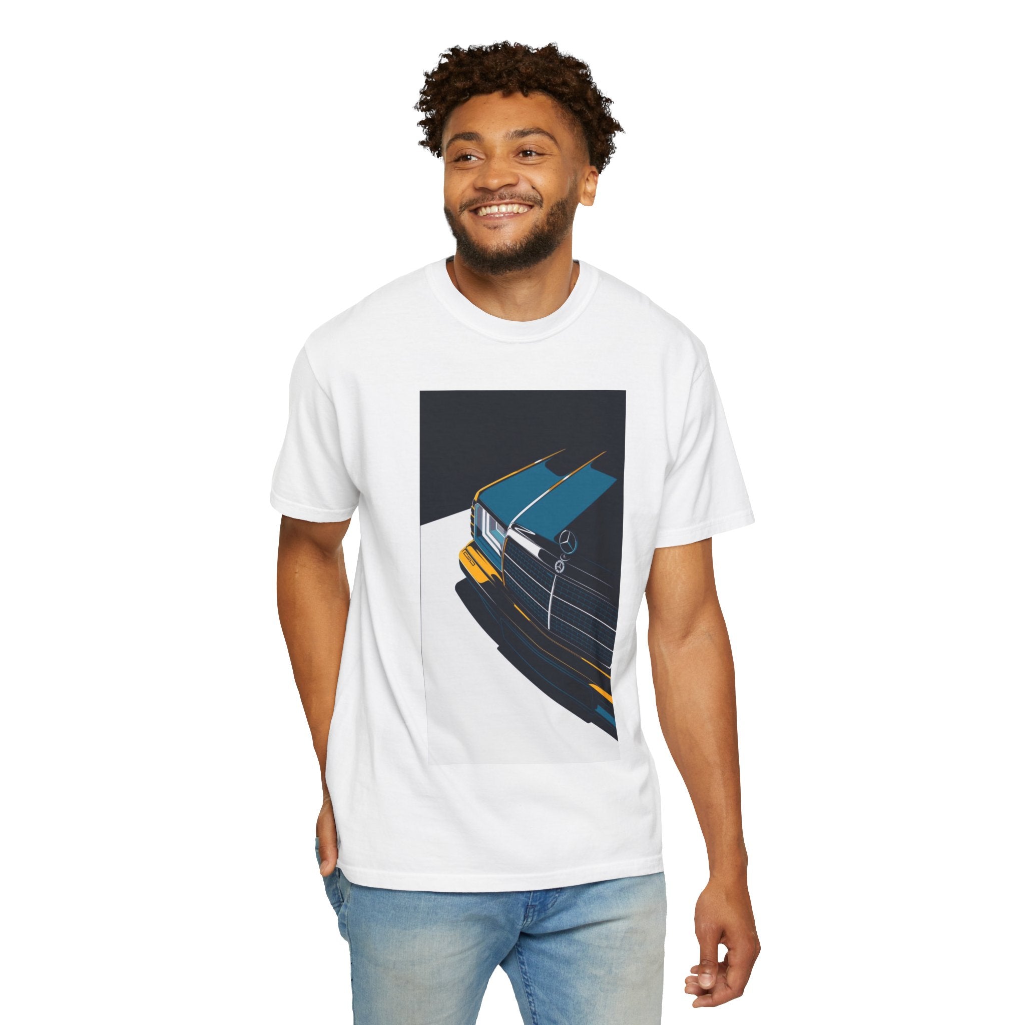 Vintage Car Graphic T-Shirt — 'Wholeness' Back Print