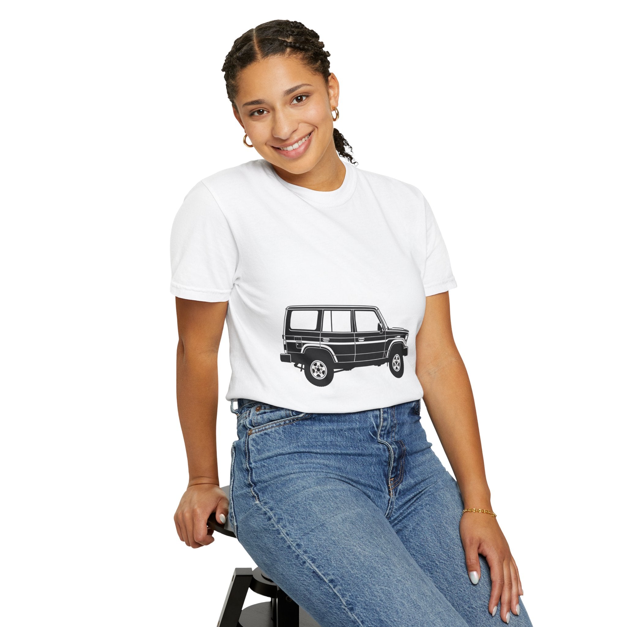 SUV Graphic T-Shirt — 'Wholeness' Back Print, Vintage Off‑Road Vibe