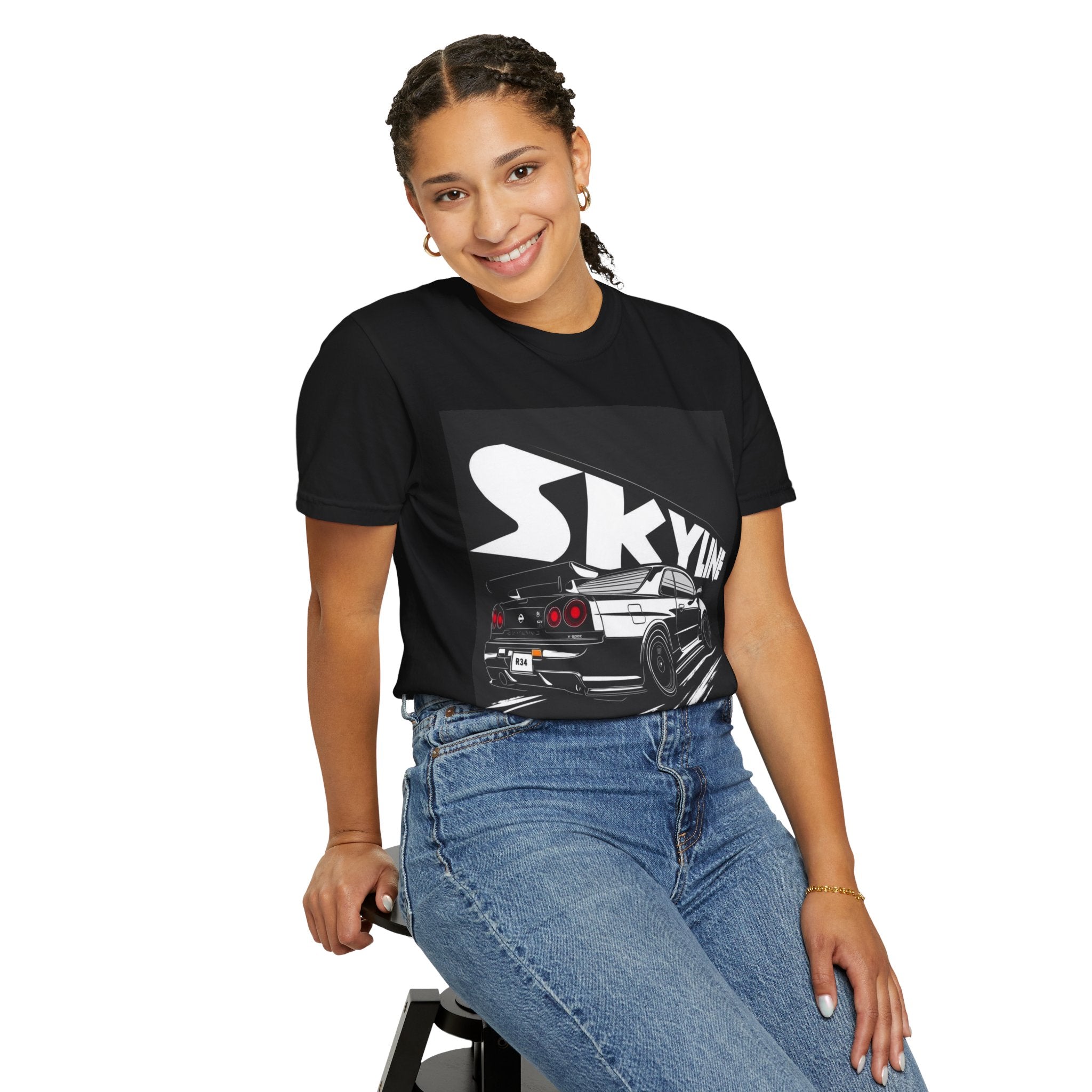 Skyline Racer T-Shirt — Vintage Sports Car Graphic Tee