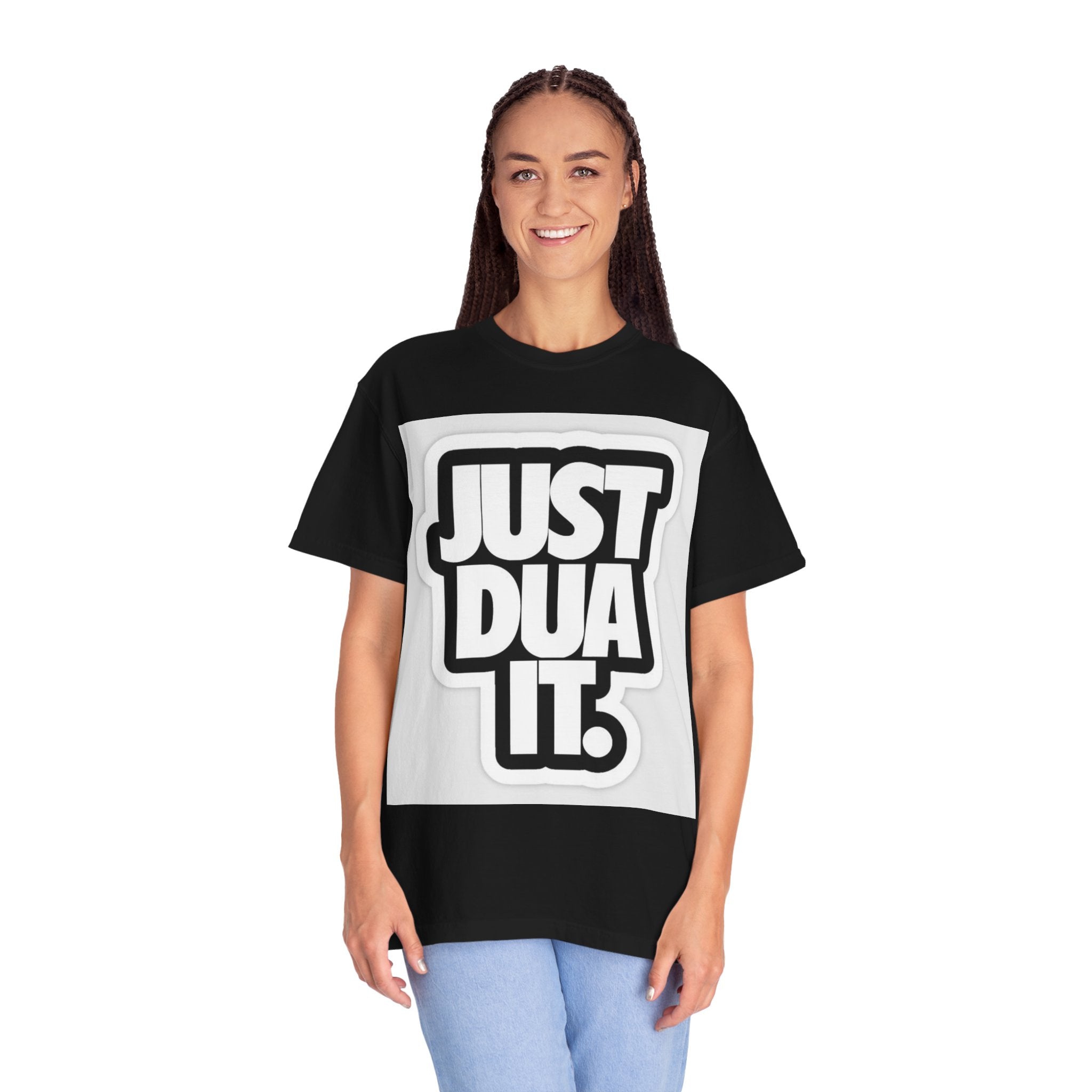 Just Dua It T-Shirt — Faith-Inspired Graphic Tee (Wholeness EST 1995, Motivational Islamic Design)