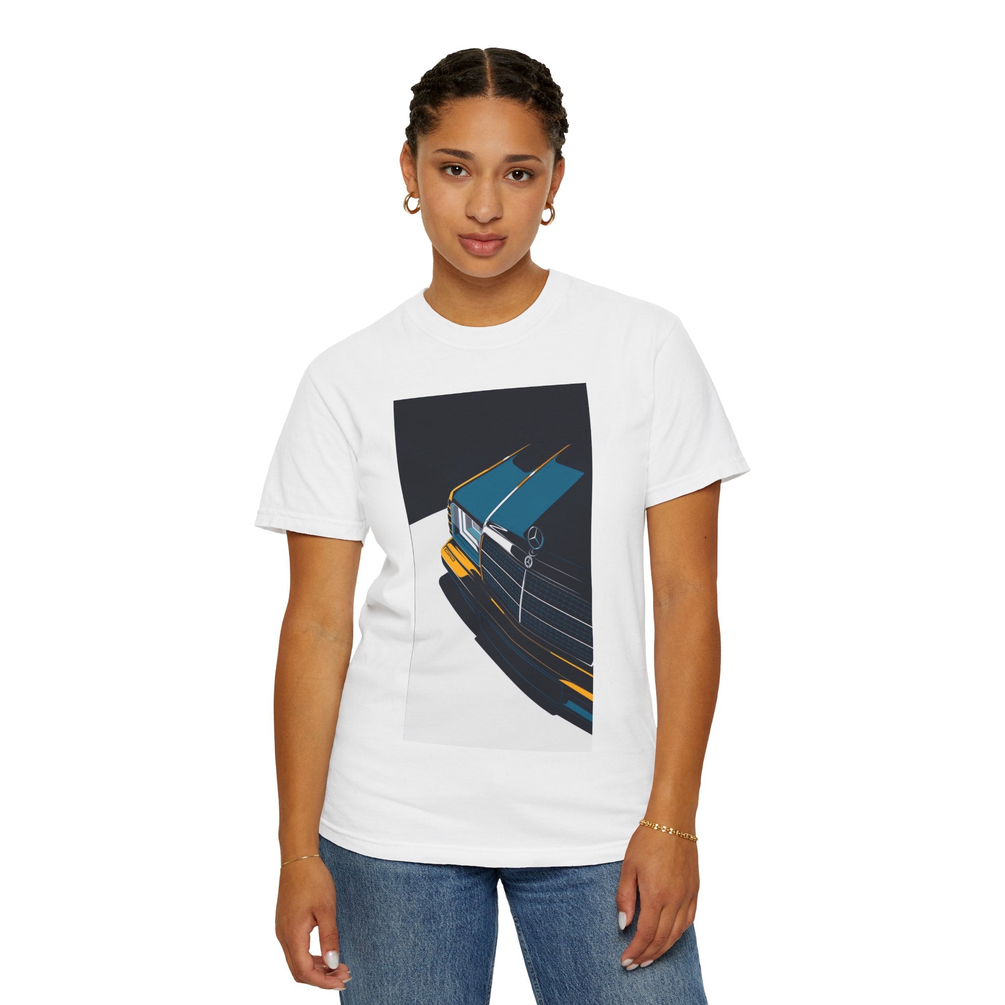 Vintage Car Graphic T-Shirt — 'Wholeness' Back Print