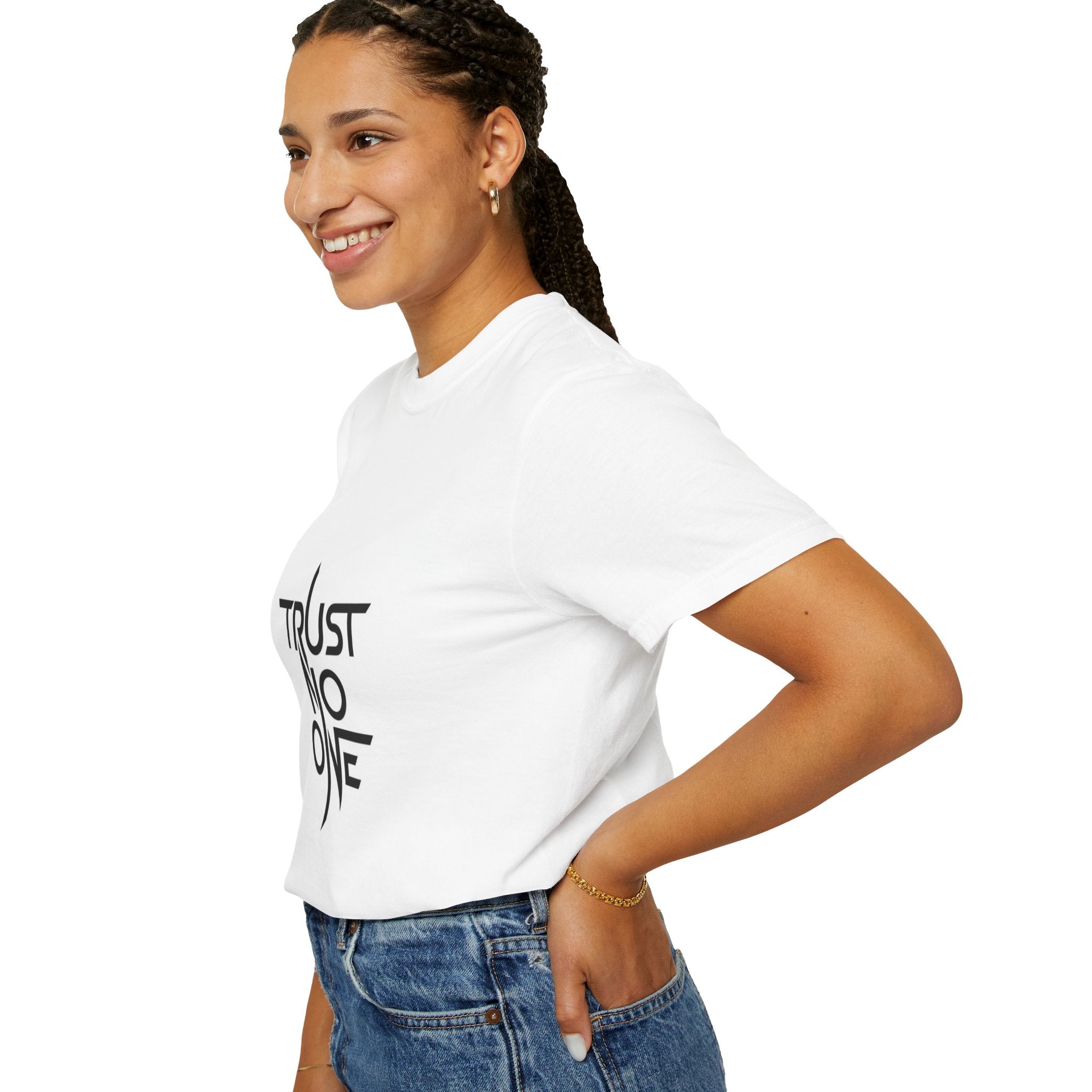 Trust No One / Wholeness Graphic T-Shirt — Bold Minimalist Statement Tee