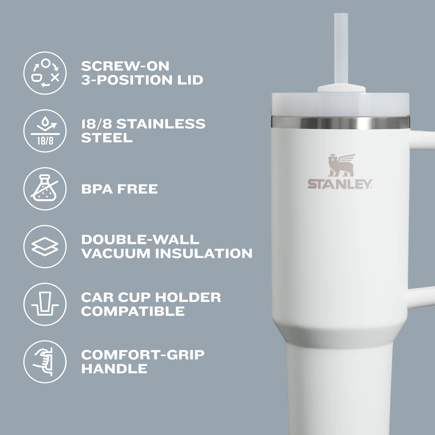 Stanley Quencher H2.0 Flowstate™ Tumbler | 1.18L