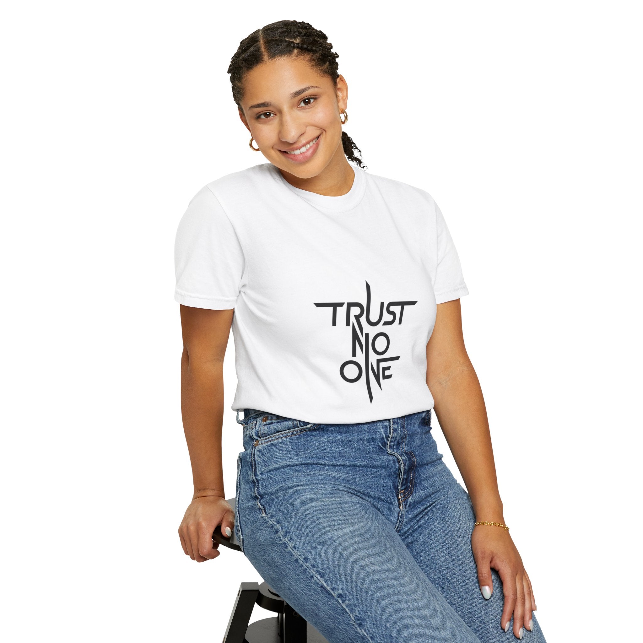 Trust No One / Wholeness Graphic T-Shirt — Bold Minimalist Statement Tee