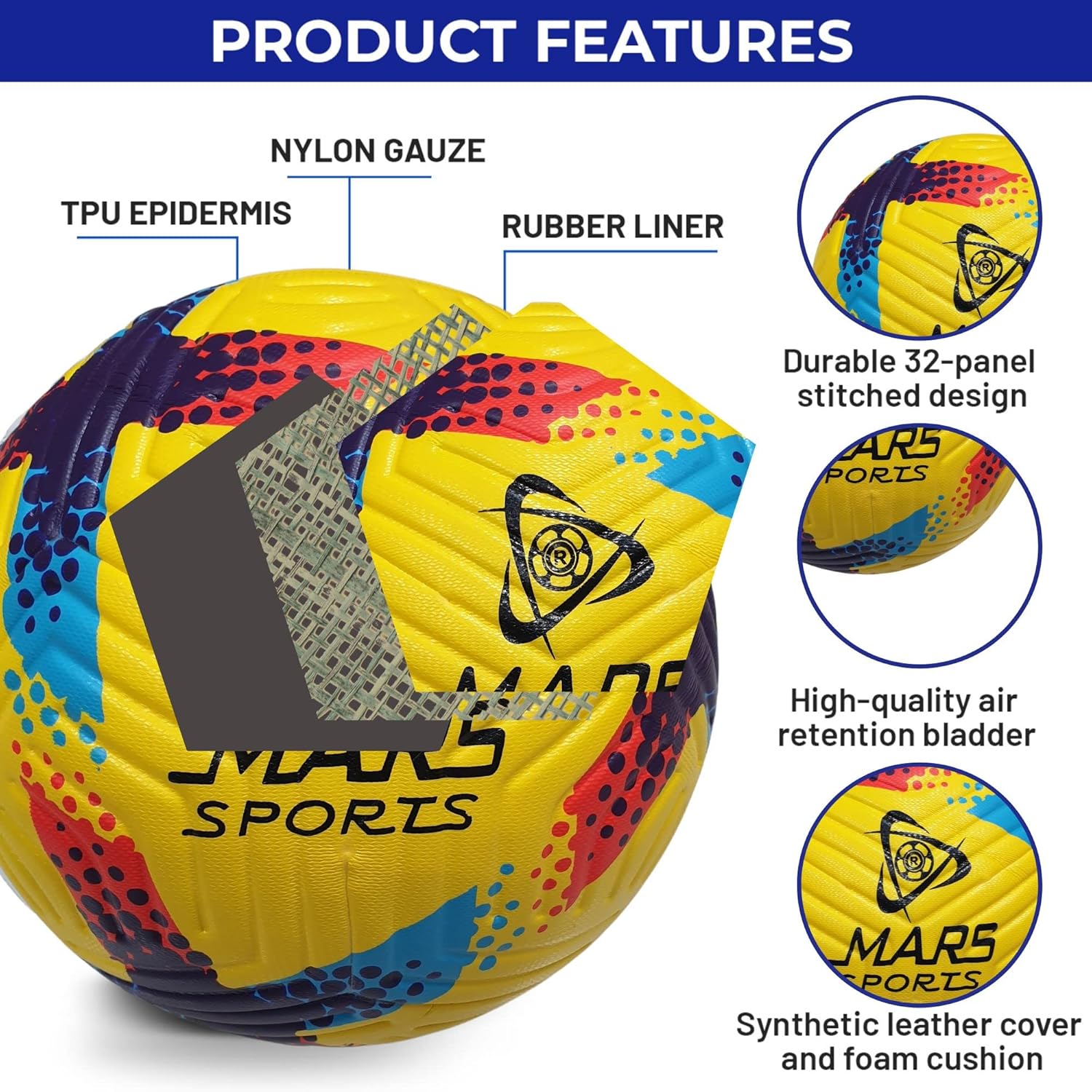 Mars Sports Recreational Football for Adults