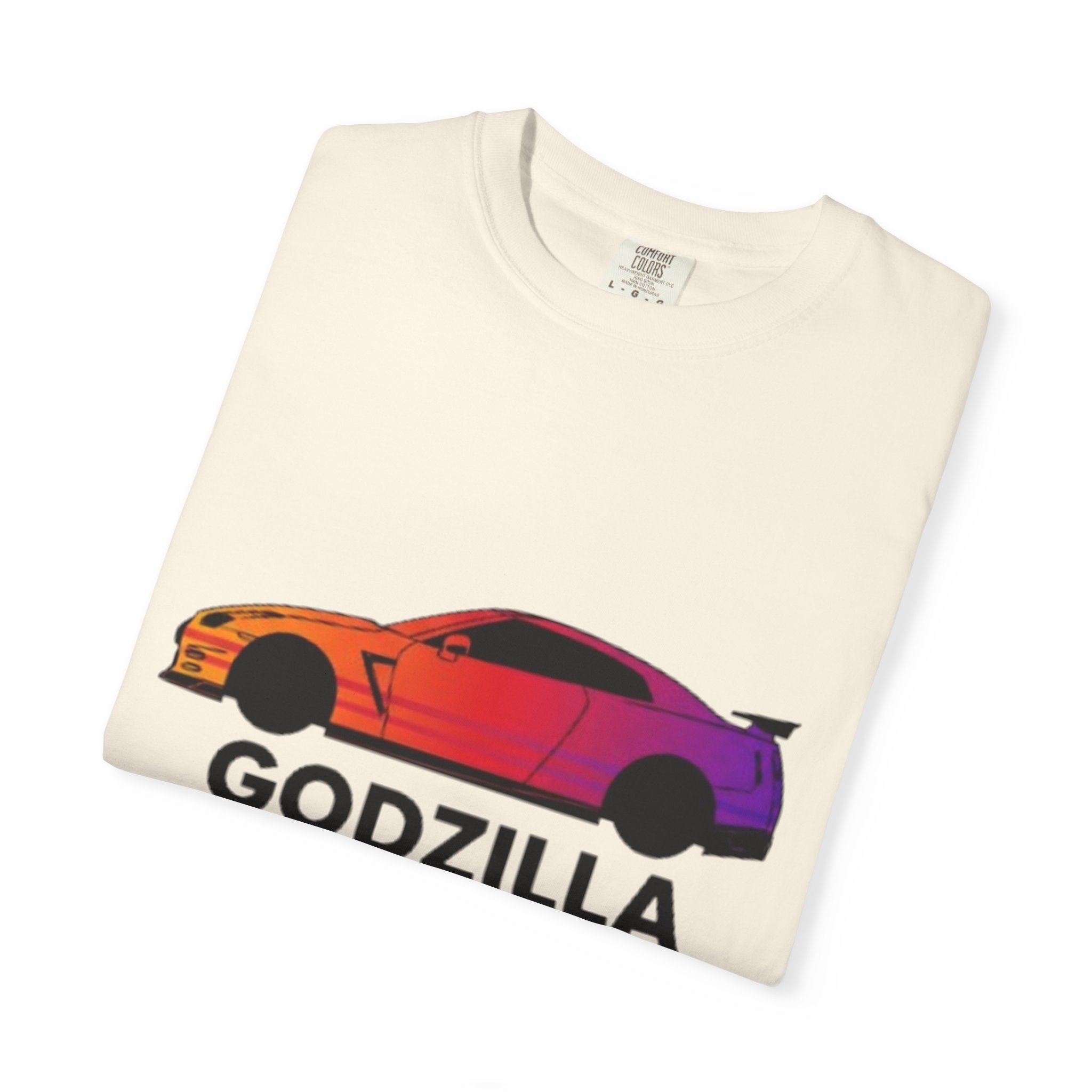 Godzilla Sports Car T-Shirt — Gradient Race Car Graphic Tee