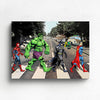 Superheroes Wall Art Decor Canvas Frame
